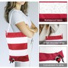 LUWOO Beach Wine Tote With Drink Dispenser Spout, Wine Bag