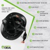 GREEN DEVIL Full Brim Hard Hat Vented Construction Safety Helmet