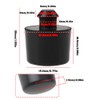 4 pieces 8/10 mm motorcycle seat buffer rubber buffer 21.5/19.5