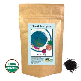 Tea & Trumpets USDA Organic Earl Grey Loose Leaf Black Tea - 8 oz