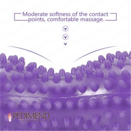 Pedimend Peanut Shape Massage Ball Roller | Best for Plantar Fasciitis Treatment | Deep Tissue Physical Therapy for Foot & Back | Porcupine & Lacrosse Stress Ball