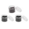 3 Bottles 3.0mm Silicone Micro Links Rings Beads Small Comfortable