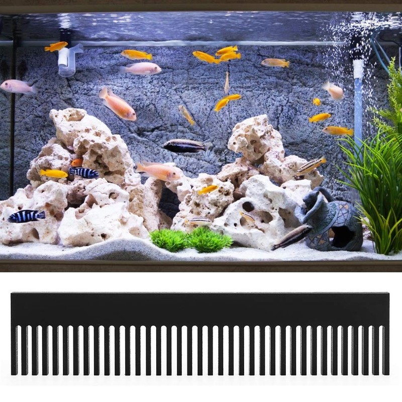 Pssopp Aquarium Overflow Comb Acrylic Flow Weir Comb Fish Tank