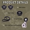 5-Pc Serpentine Belt Kit for Ford 4.6L 5.4L, Replaces 90K-38274A