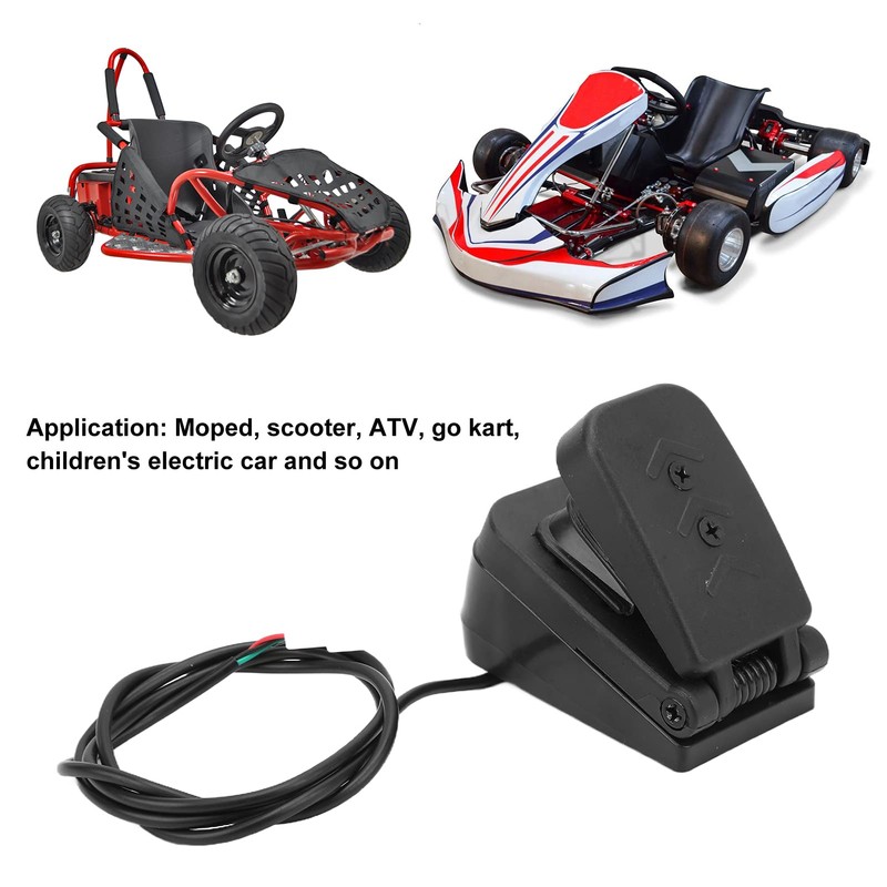 Throttle Foot Pedal, Throttle Accelerator ATV Foot Pedal Electric Speed