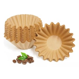 generic 200pc Filtros Papel Para Cafetera Filtros Café Marrón 2 Taza
