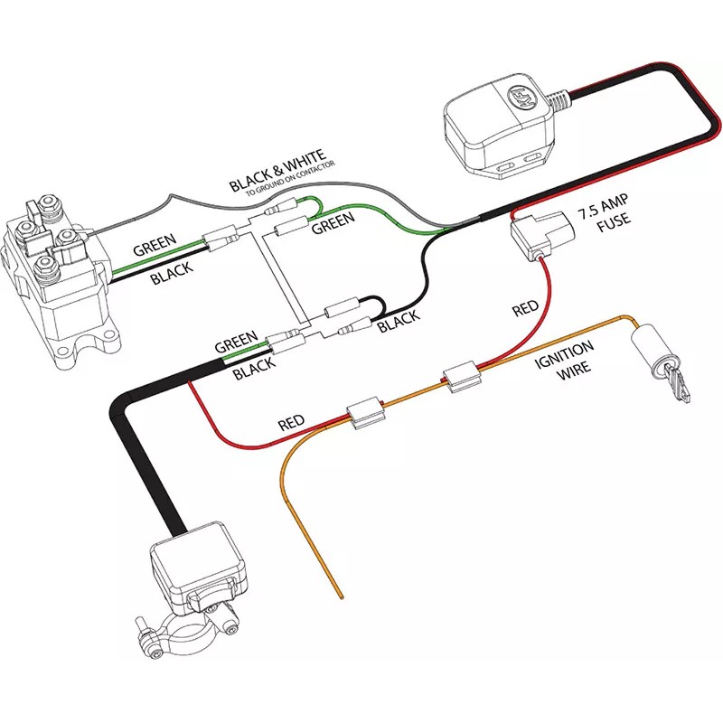 KFI Wireless Remote Controller for most ATV UTV Winch Systems