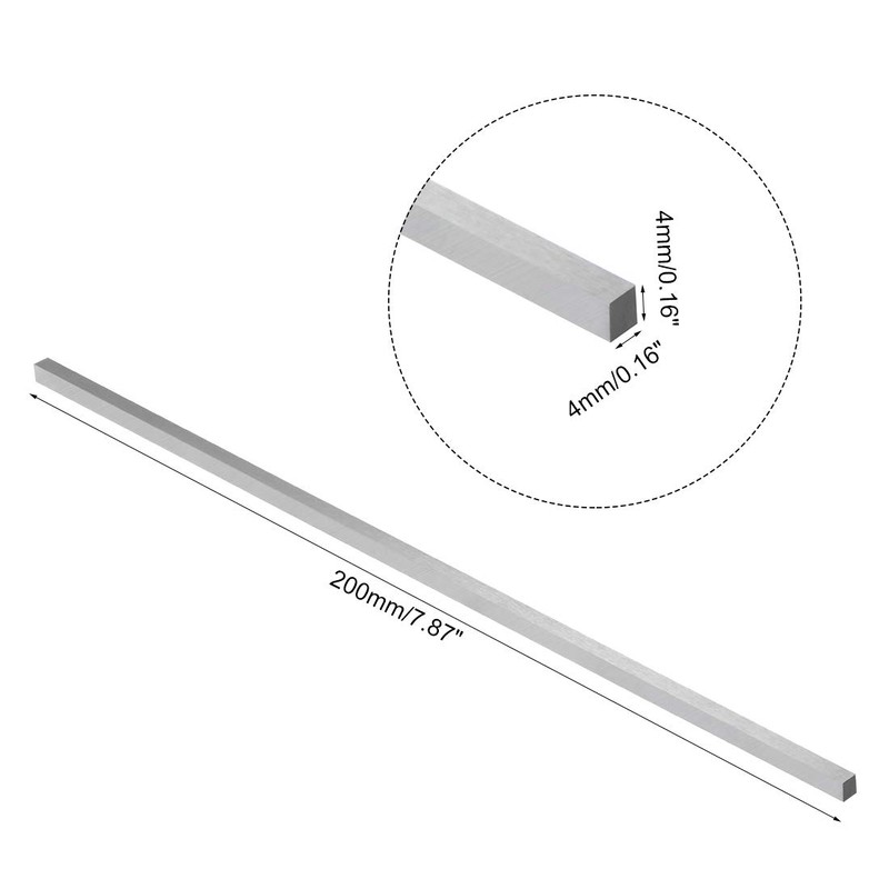 sourcing map HSS Lathe Tool Bit 4mm x 4mm x