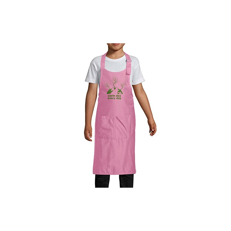 Fabulous Kinderschürze 2 Taschen Küche Rosa Earth Day, Every Day