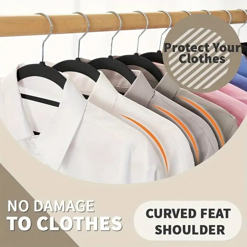 Vellure Velvet Clothes Hanger Space Saving