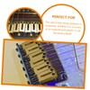 CORHAD 6pcs Electric Guitar Bridge Saddle Guitar Bridge Saddles Replacement