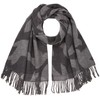 GANT Women's O2. Dove Scarf, Grey (Charcoal Melange), One Size