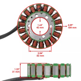 For Yamaha Stator & Regulator for Yamaha XV1700At Road Star 1700 Silverado 05-07 & Gasket