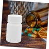 Ciieeo 20pcs Plastic Capsule Bottles with Screw Caps Portable Sample