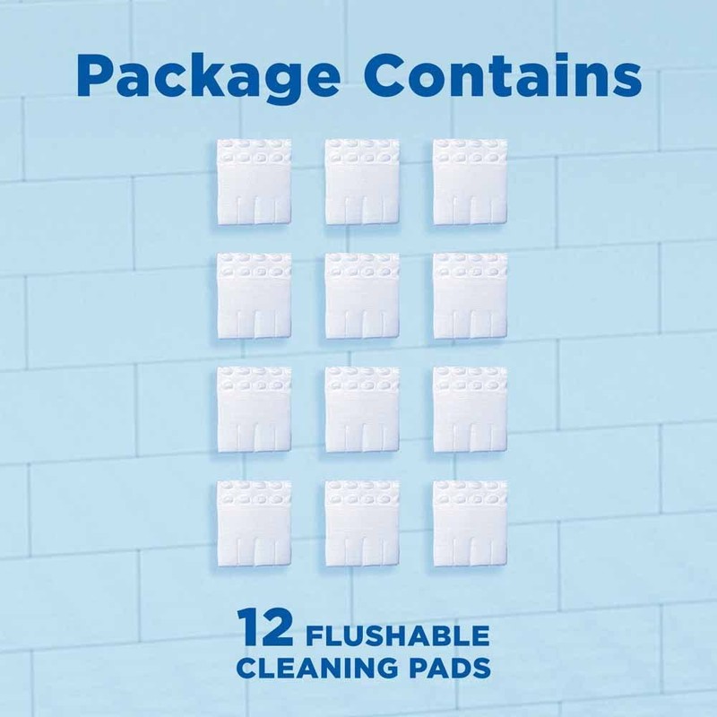 4 Packs of Duck Fresh Brush Refill (4 X 12
