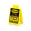 Entering F-Bomb Test Area Novelty Sign | Joke Desk Sign