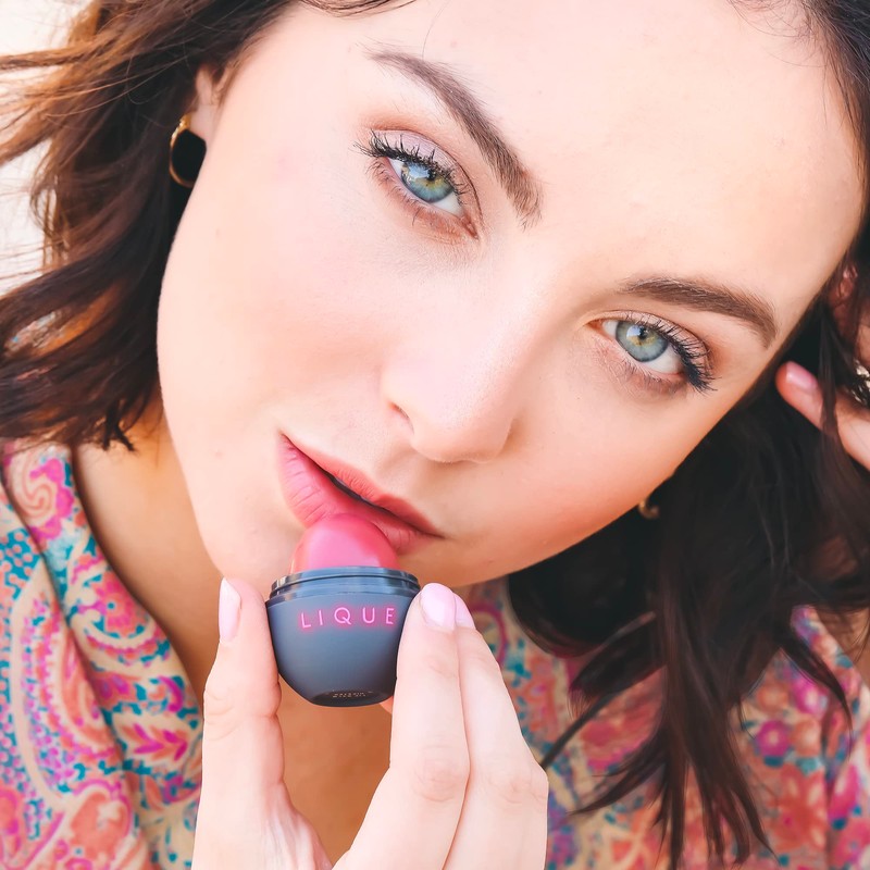 LIQUE Cosmetics Tinted Hydrating Lip Balm, Lightly Scented, Infused with