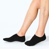 webbingking 6 Pairs Unisex Black Cotton No Show Socks Non