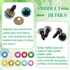 Toaob 120 Pieces 12 mm Safety Eyes Doll Eyes Animal