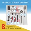 Dial Industries Expandable Silverware, Utensil and Cutlery Kitchen Drawer Organizer