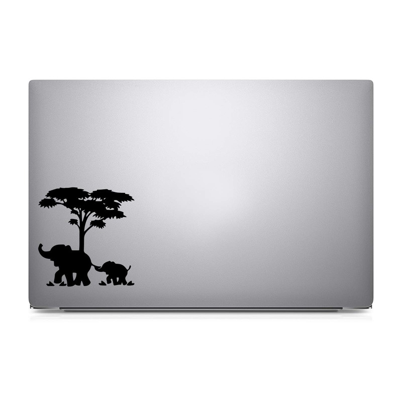 Mom and Baby Elephant Sticker Decal Notebook Car Laptop 5"