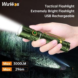 Wurkkos TD04 Flashlight Holster, Tactical Flashlight Bag Holder, Nylon Torch Holder Cover, Hunting Torch Holder Torch Bag for Torches FC11/HD15/TS21/HD20/FC12