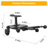 Universal Stroller Board with Detachable Seat, 2 in 1 Buggy