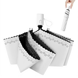 JIS Certified 100% UV Protection & Complete Light Blocking: Parasol, Ultra Lightweight, UV Blocking, Heat Shield, UPF 50+, Heatstroke Prevention, Sunstroke Prevention, Sun Protection, Compact, Folding