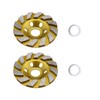 EMSea 2Pcs Diamond Grinding Disc 4 Inch Concrete Grinding Cup