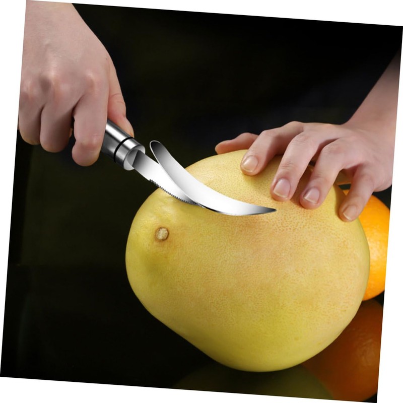 FUNOMOCYA 2Pcs Citrus Peeler Multi Purpose Grapefruit Orange Peeling Tool