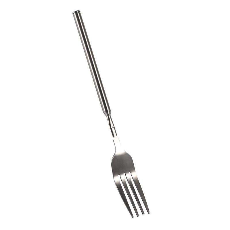 Extendable Fork Long Handle Fork Stainless Steel Cutlery for Barbecue