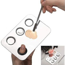 Makeup Mixing Palette Multipurpose Reusable Acrylic Makeup Palette Set Beauty Nail Art Tool