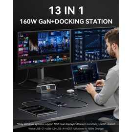 13 in 1 USB C Laptop Charging Station (13 in 1 Charging Station)