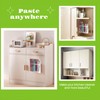9.6-Inch Acrylic Cabinet Door Straw Holder, Reusable Straw Organizer, Super