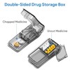Aznze Medicine Cutter 8 Points Portable Tablet Cutter Dispenser Medicine
