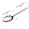 CURISEW Silver Stainless Steel 2 Tbsp Chef Spoon, 9 inch