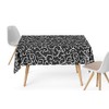 Martina Home Loiret Black Resin Coated Tablecloth 140 x 140