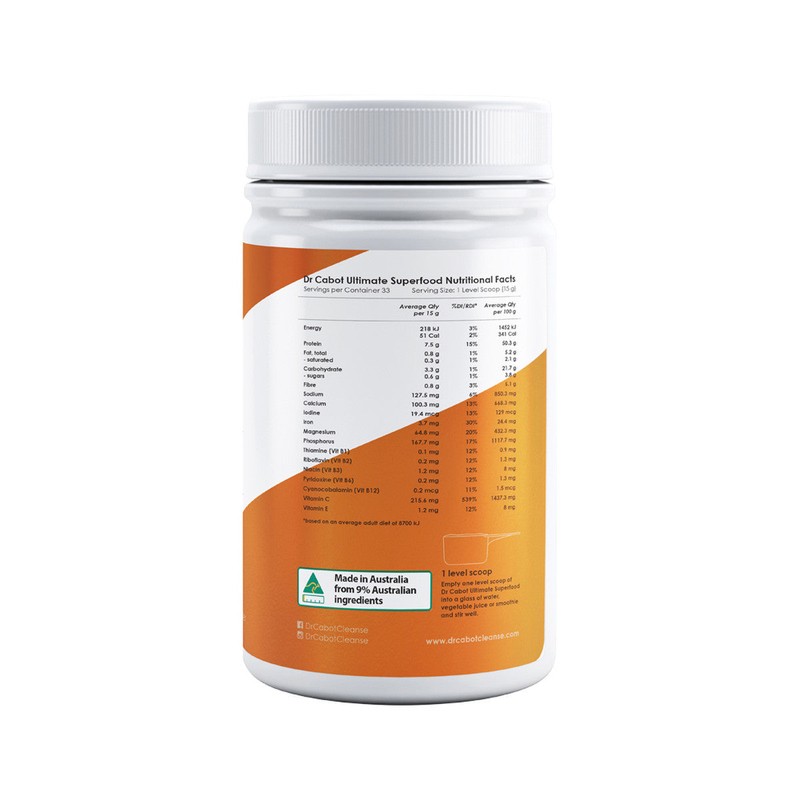 Cabot Health Dr Cabot Ultimate Superfood 500g