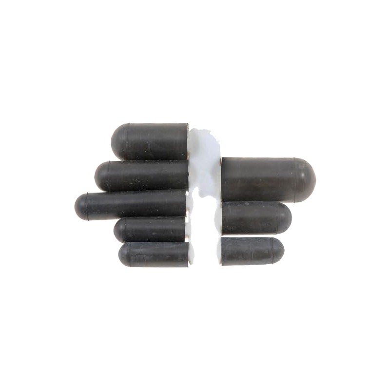Dorman 47396 Rubber Black Vacuum Cap Assortment, 8 Piece Universal