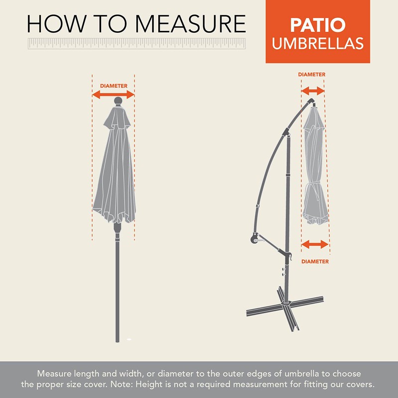 Modern Leisure® Chalet Patio & Market Umbrella Cover, 21" L