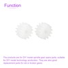 DMiotech 30pcs 14 Teeth Plastic Gear Model 142A Reducer Plastic