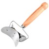 IMIKEYA Stainless Steel Rolling Pastry Cutter Dumpling Wrapper Circle Roller