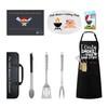Giftspire BBQ Smoker Accessories Gifts for Men, Grilling Tools Kit