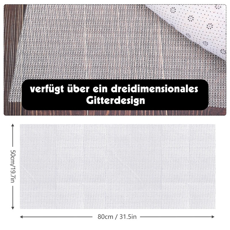 Non-Slip Mat, 50 x 80 cm, Non-Slip Underlay, Carpet, Non-Slip