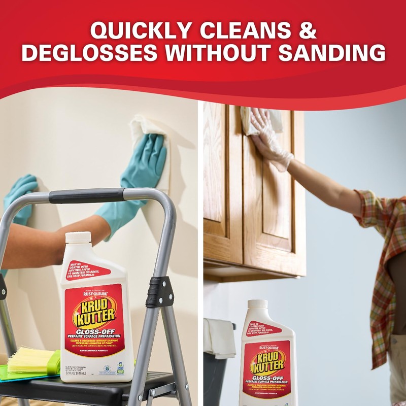 Krud Kutter GO326 Gloss Off Prepaint Surface Preparation Cleaner, 32