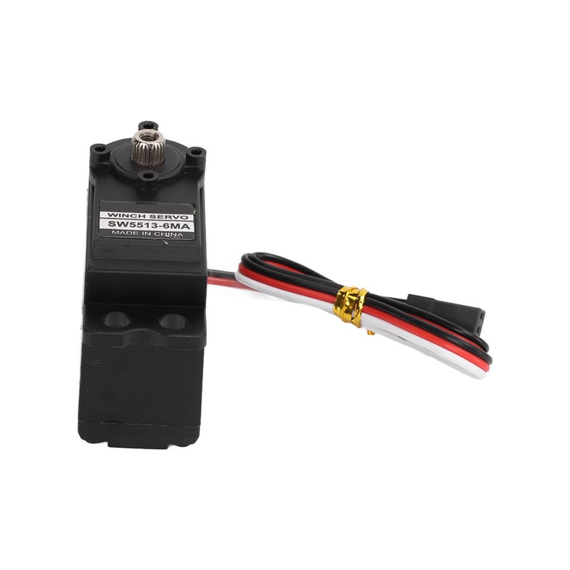 Servo Motor Gear, Black Sail Winch Anolog Servos for RC