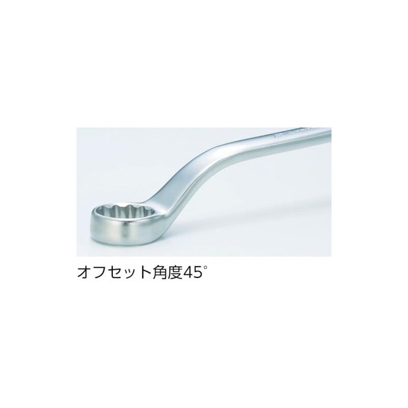 TRUSCO 45° Double Ended Glasses Wrench 19X24mm TRM-1924