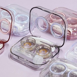SFr lid fixed transparent lens case 3ea