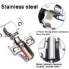 BESTEEL 24 Pack 1/2 inch Overlay Soft Close Cabinet Door