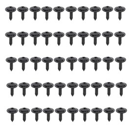 50PCS Fender Liner Splash Shield Wheelhouse Liner Screw Compatible with Accord 1986-2012/Civic 1999-2005/Element 2003-2007, Replaces# 90114-SE0-000